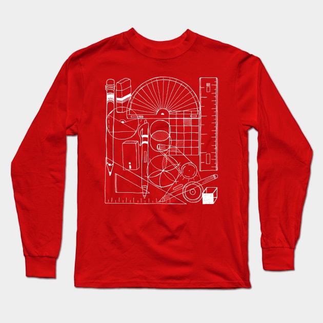 Math & Science Tools 1 Long Sleeve T-Shirt by funmaths